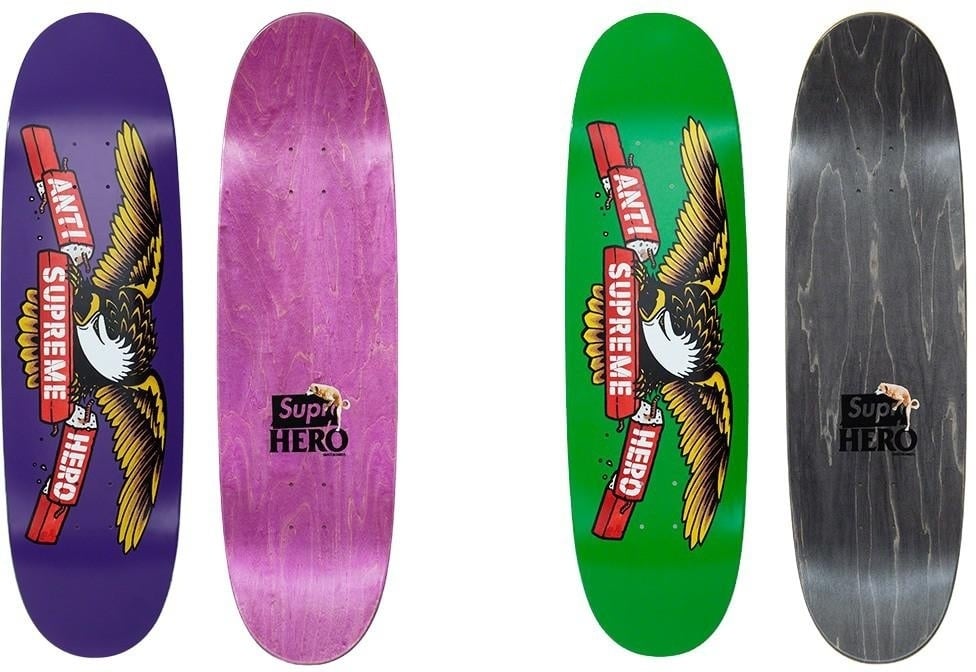 Supreme®/ANTIHERO® Curbs Skateboard